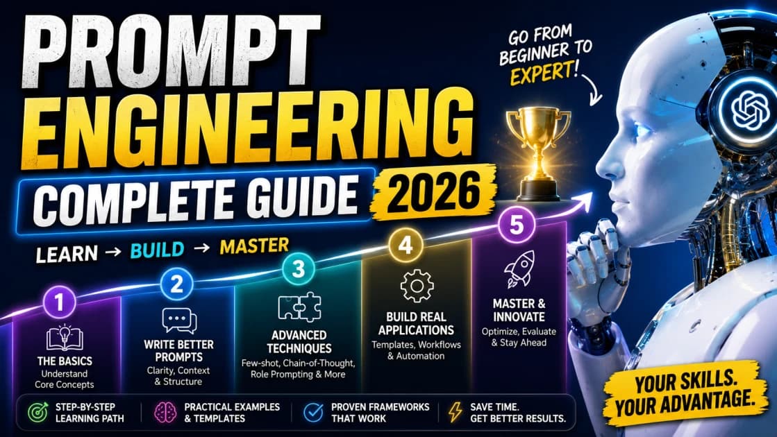 Prompt Engineering Complete Guide 2026: Beginner से Expert तक - सभी Techniques, Strategies, और Advanced Methods